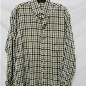Burberry Men's Plaid Button-Down Shirt